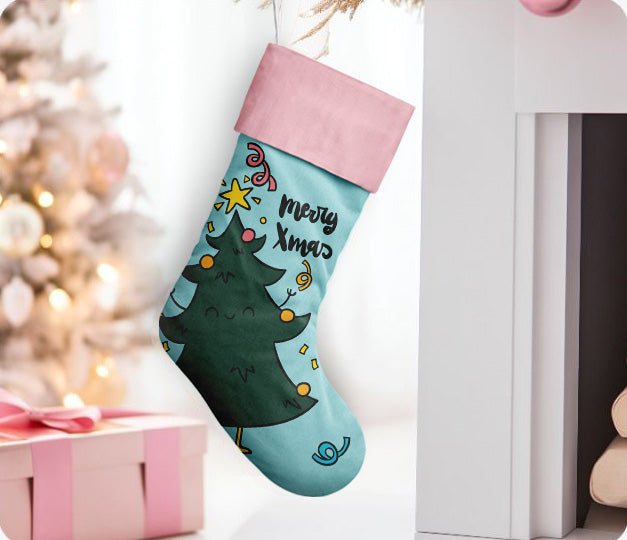 Merry X'mas Christmas Stocking