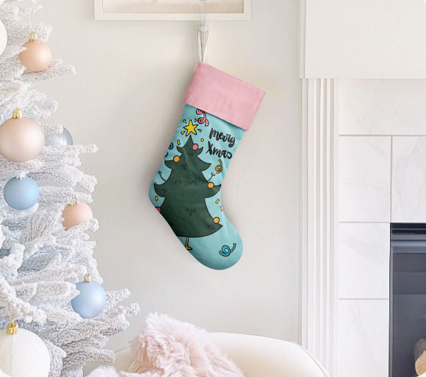 Merry X'mas Christmas Stocking