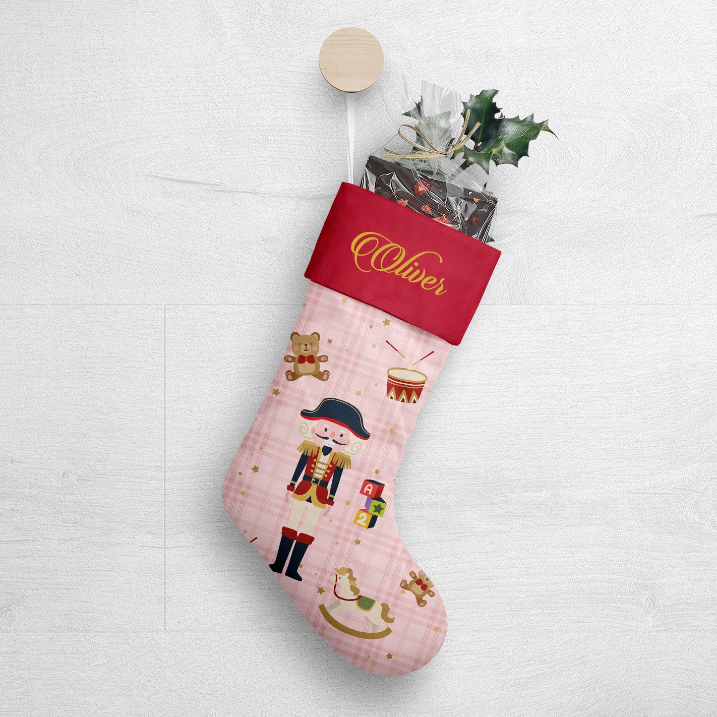 Nutcracker Christmas Stocking