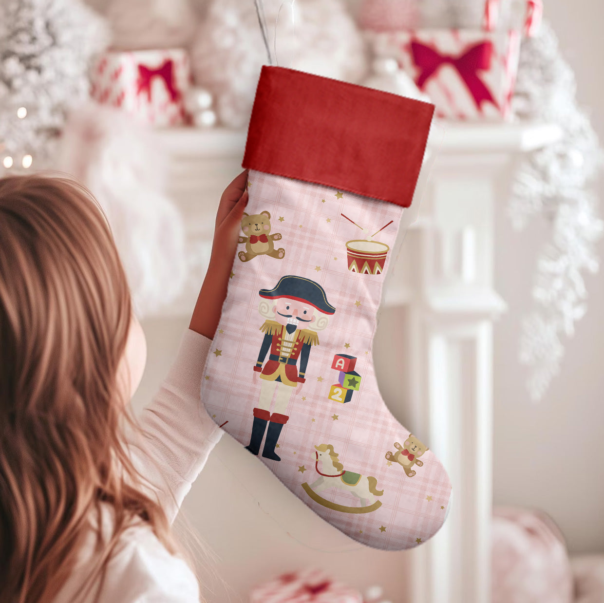 Nutcracker Christmas Stocking