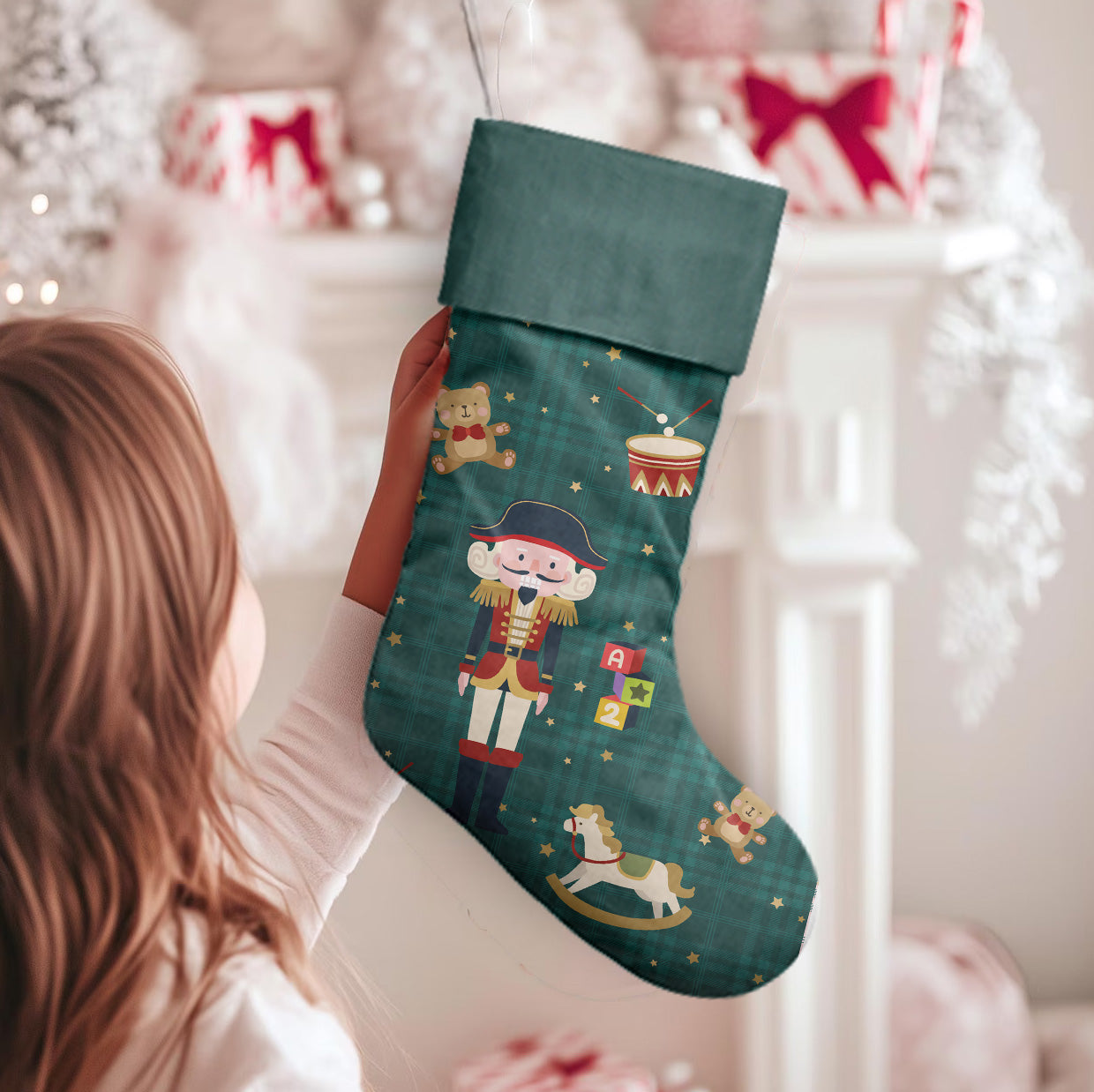 Nutcracker Christmas Stocking