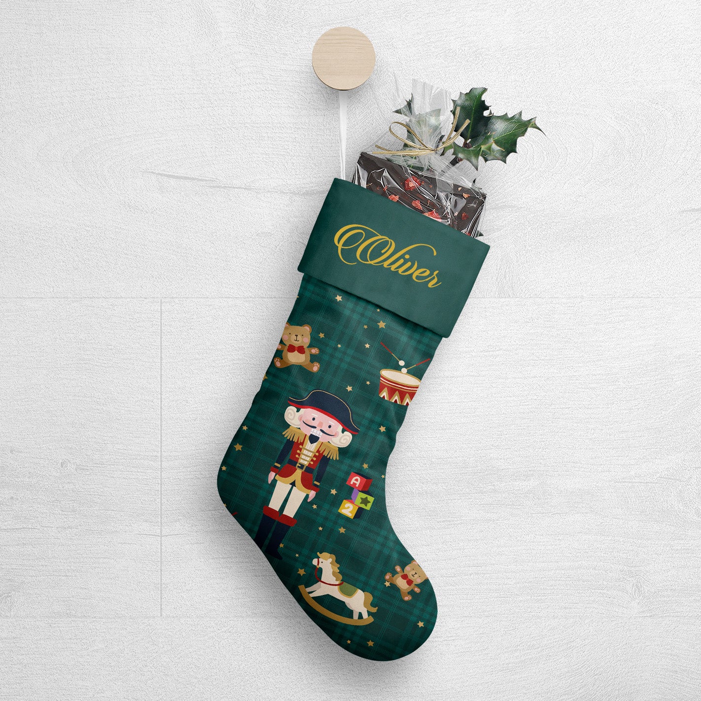 Nutcracker Christmas Stocking