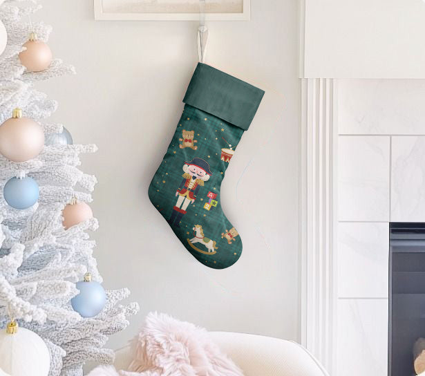 Nutcracker Christmas Stocking