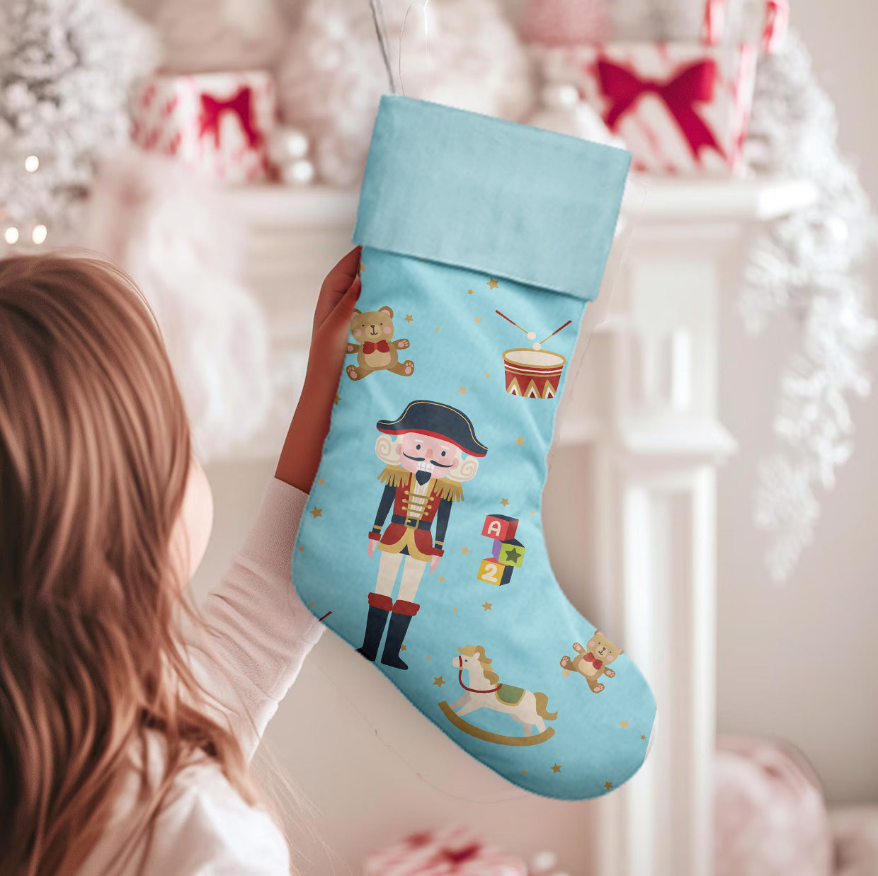 Nutcracker Christmas Stocking