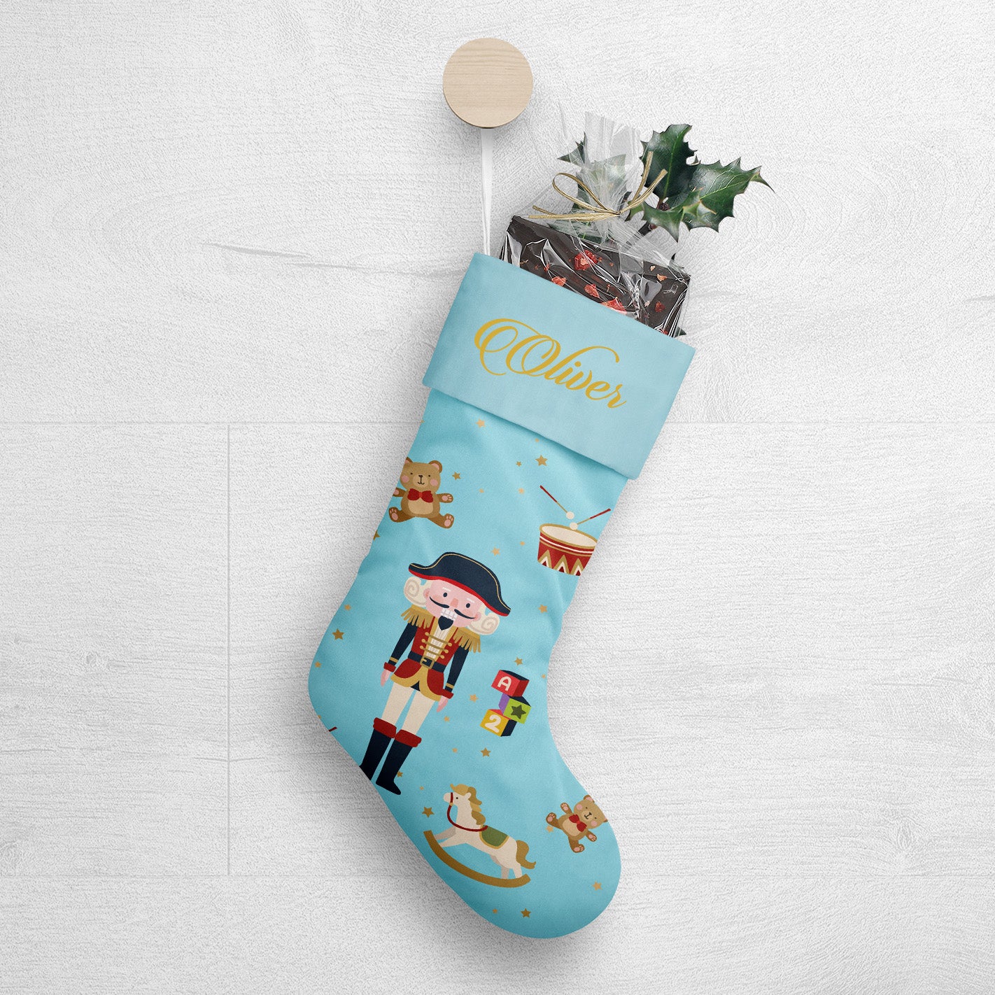 Nutcracker Christmas Stocking