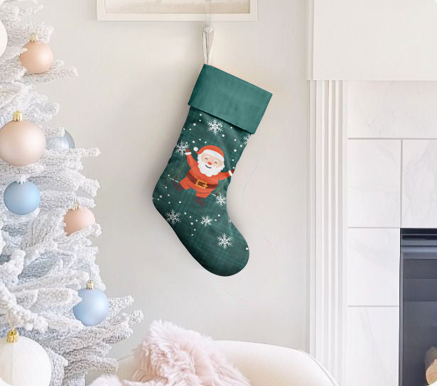 Merry Santa Christmas Stocking