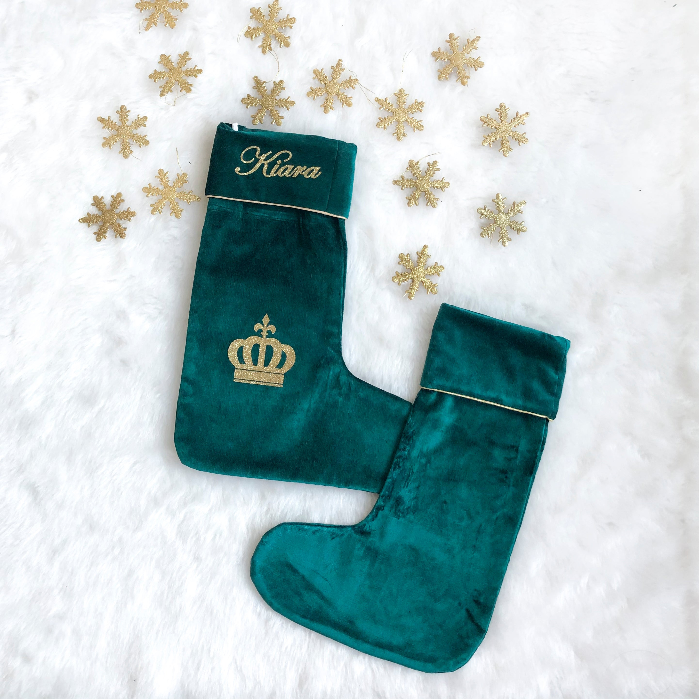 Luxe Velvet Christmas stocking