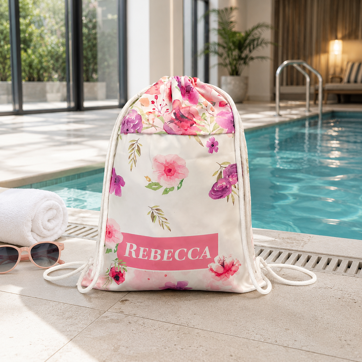 Floral Fiesta Swim Bag