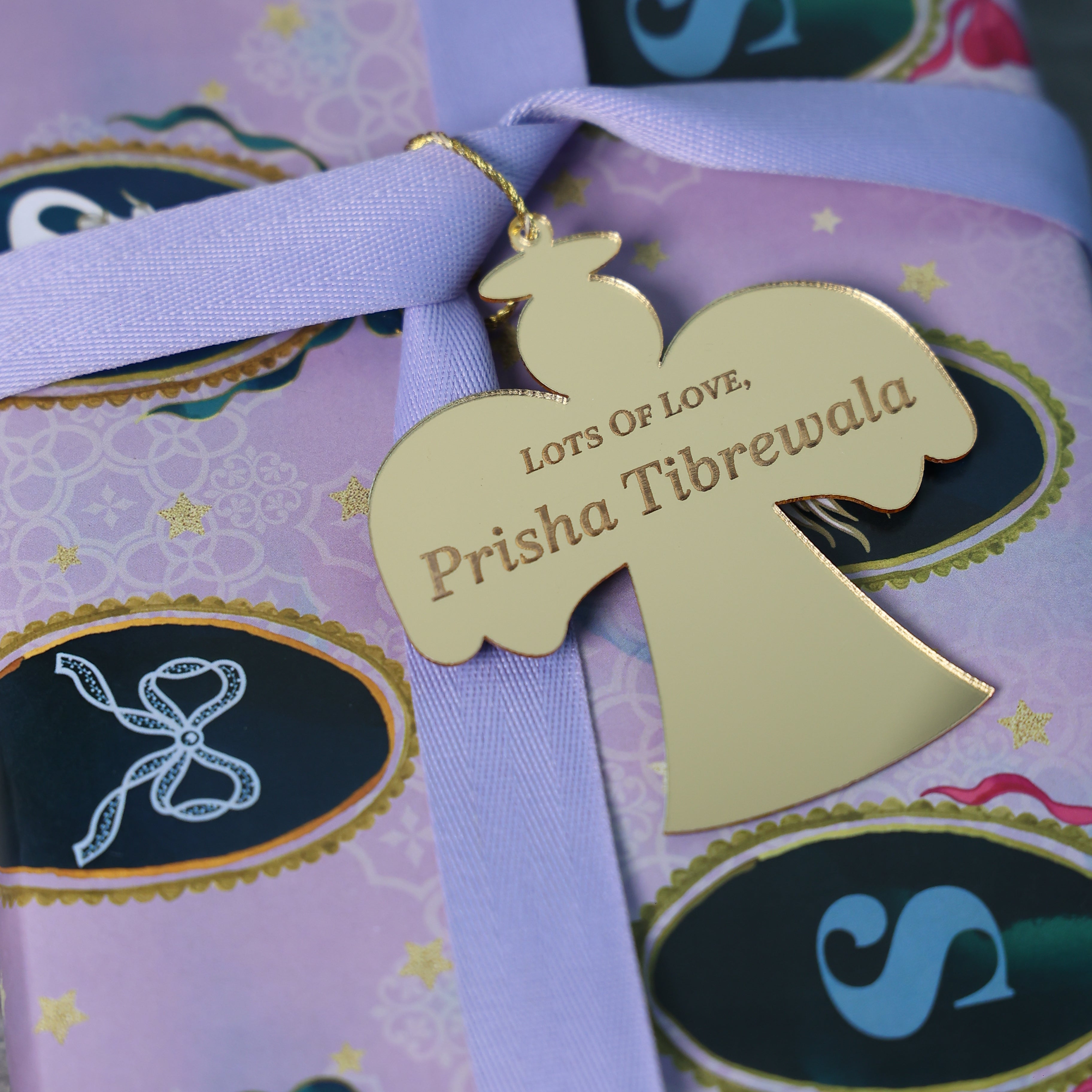 Personalised Laser Cut Gift Tag-Fairy