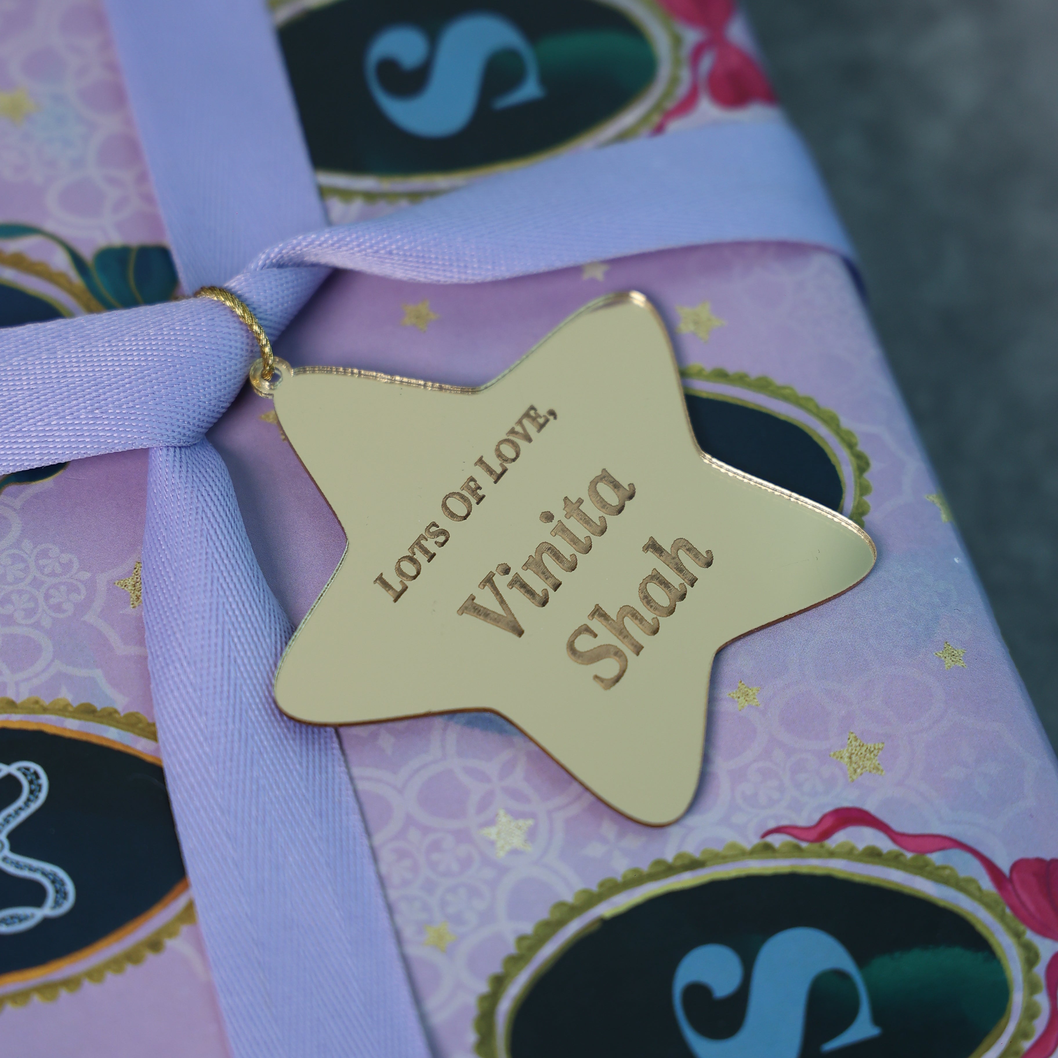 Personalised Laser Cut Gift Tag-Star