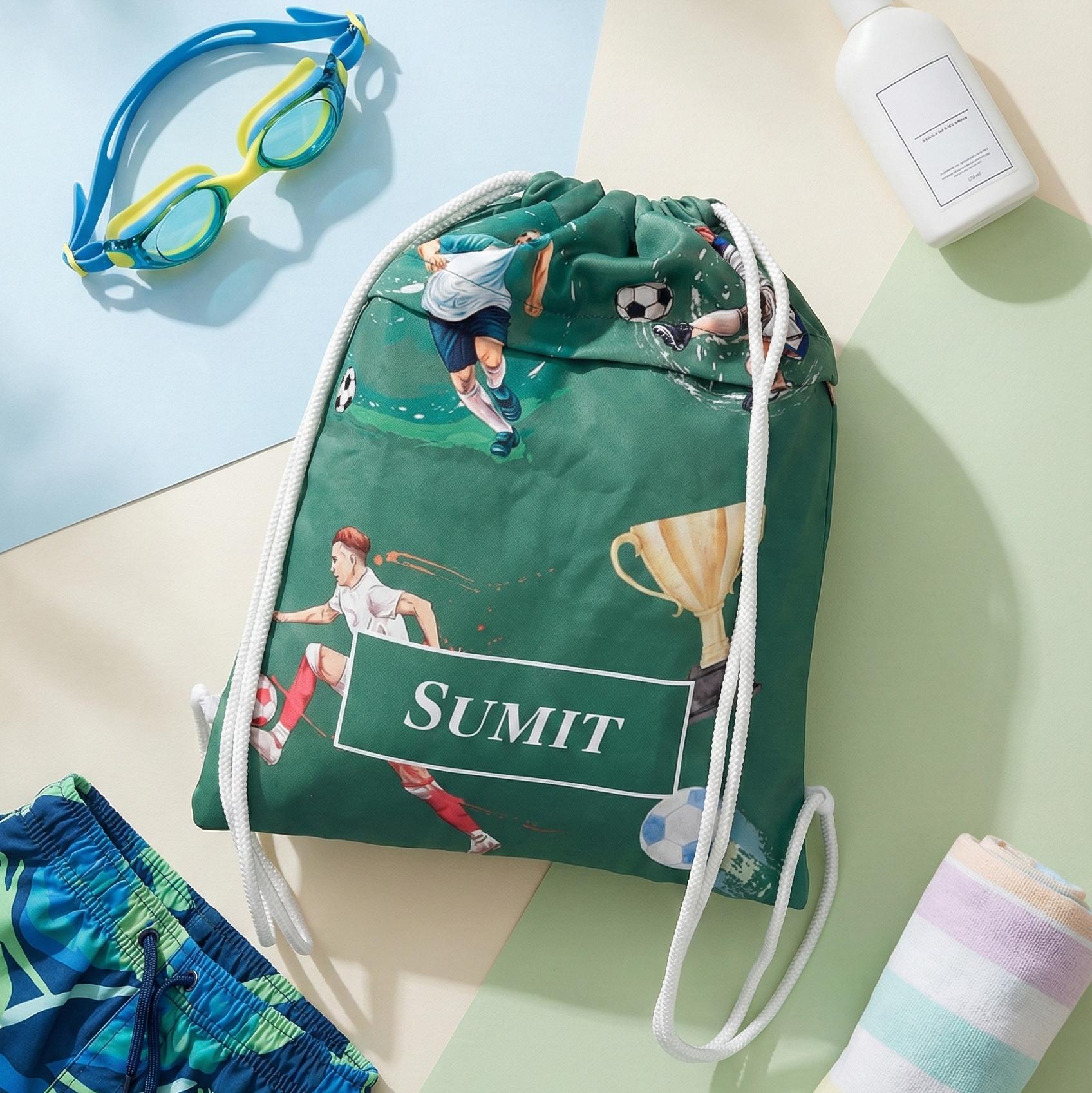 Football Fever Swim Bag