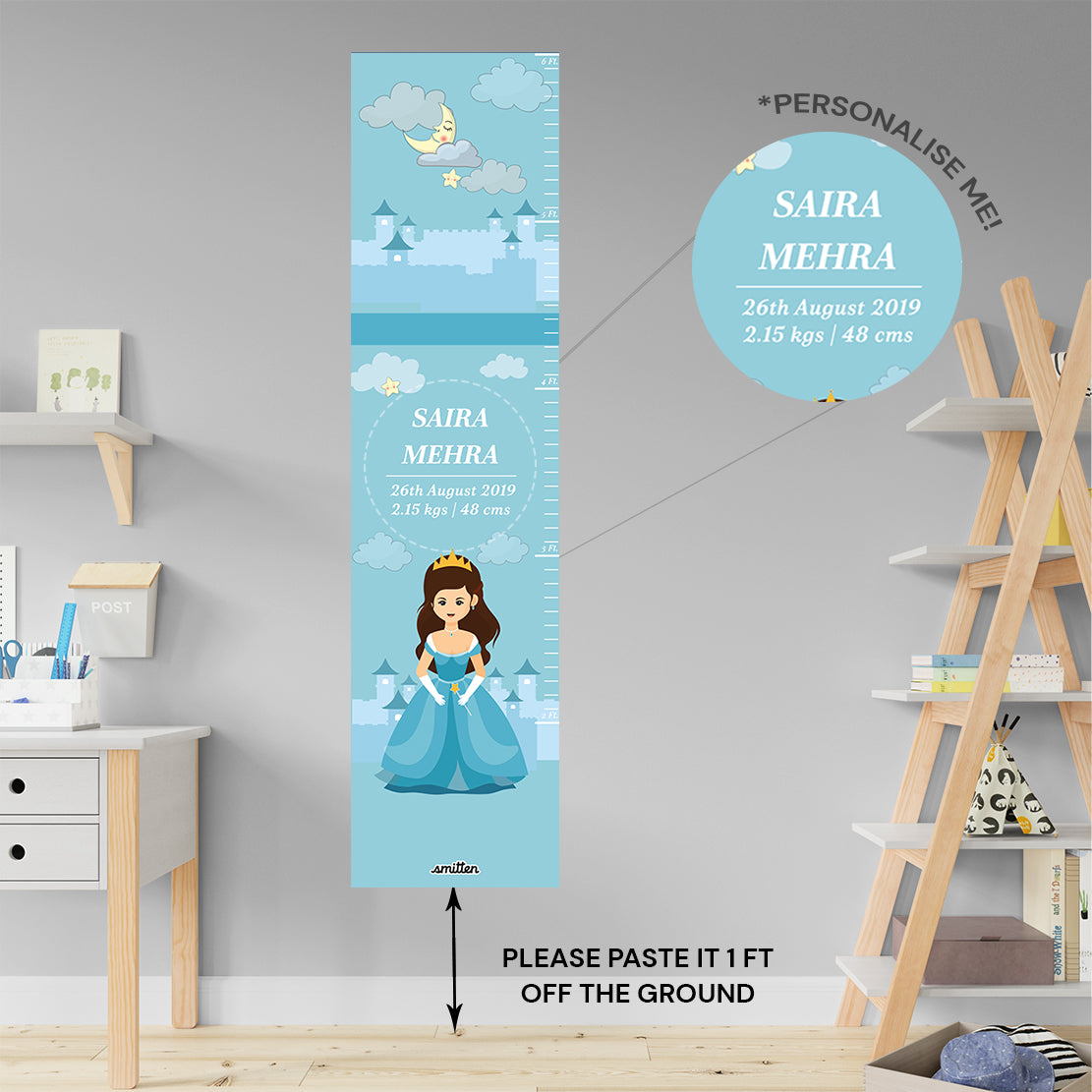 Princess Height Chart