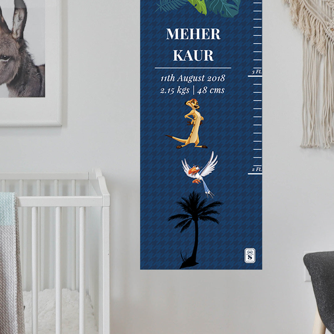 Baby Jungle King Height Chart ( Kids)