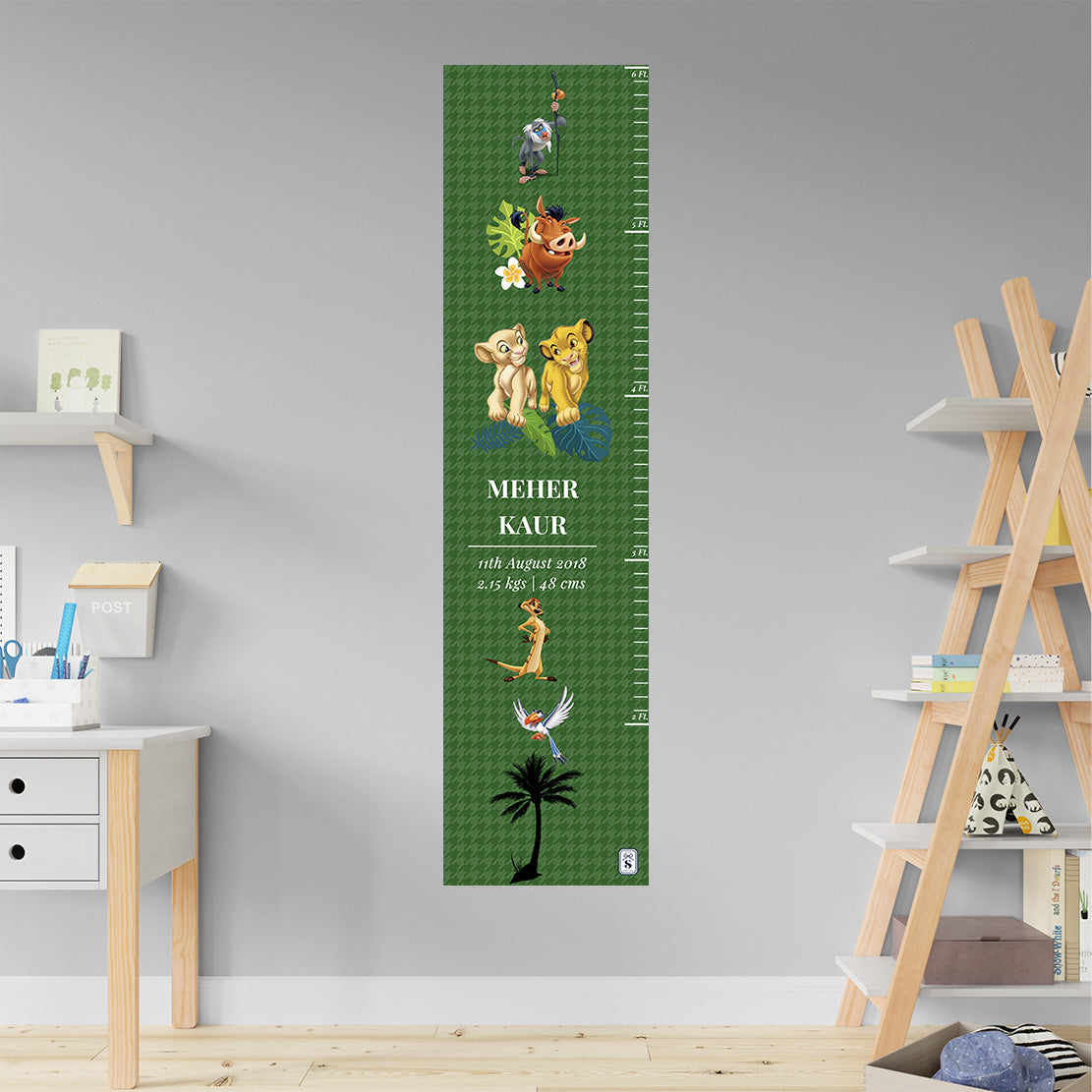 Baby Jungle King Height Chart ( Kids)