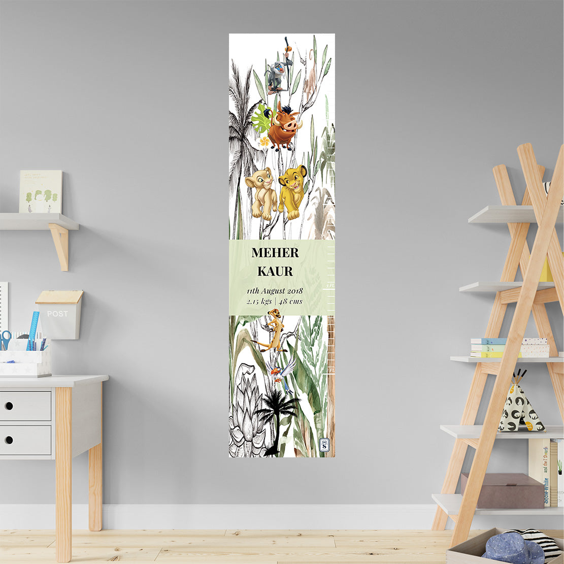 Baby Jungle King Height Chart ( Kids)