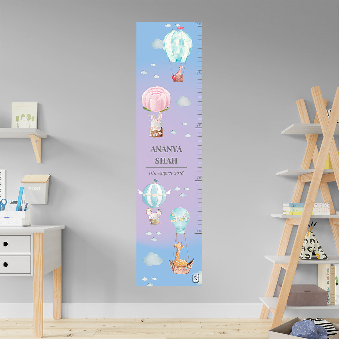 Happy Ballooners Height Chart (kids)