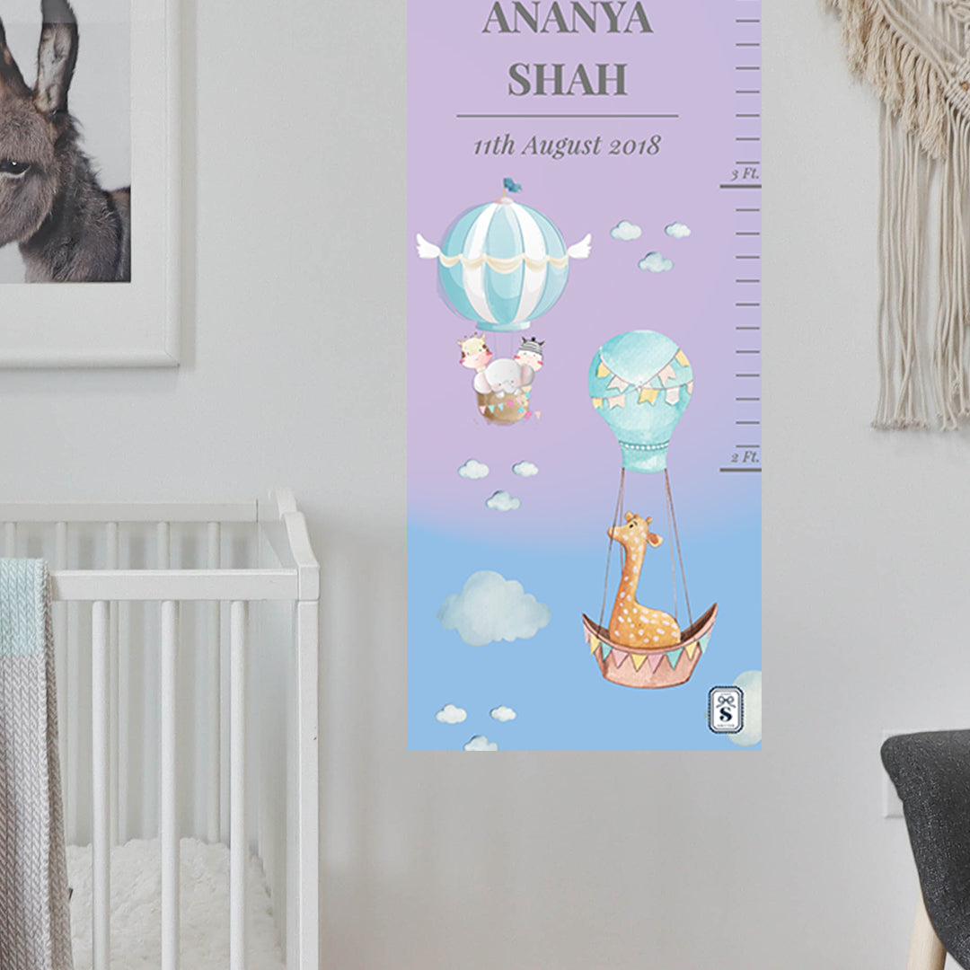 Happy Ballooners Height Chart (kids)