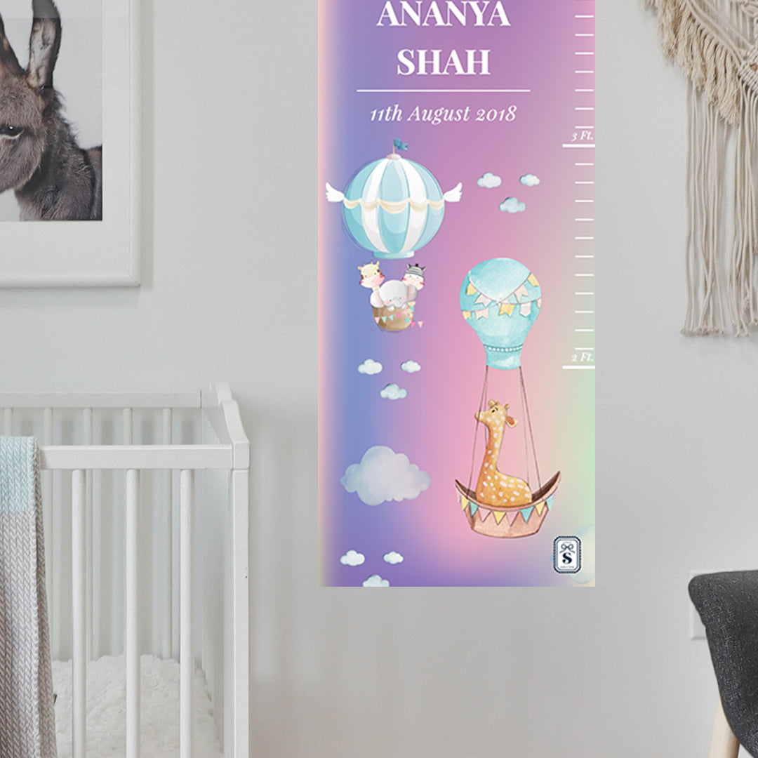 Happy Ballooners Height Chart (kids)