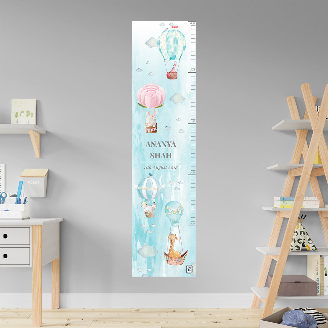 Happy Ballooners Height Chart (kids)