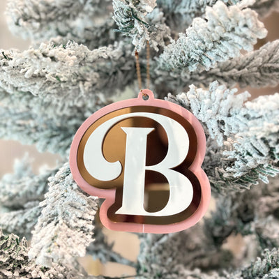 Triple Layer Initial Ornament
