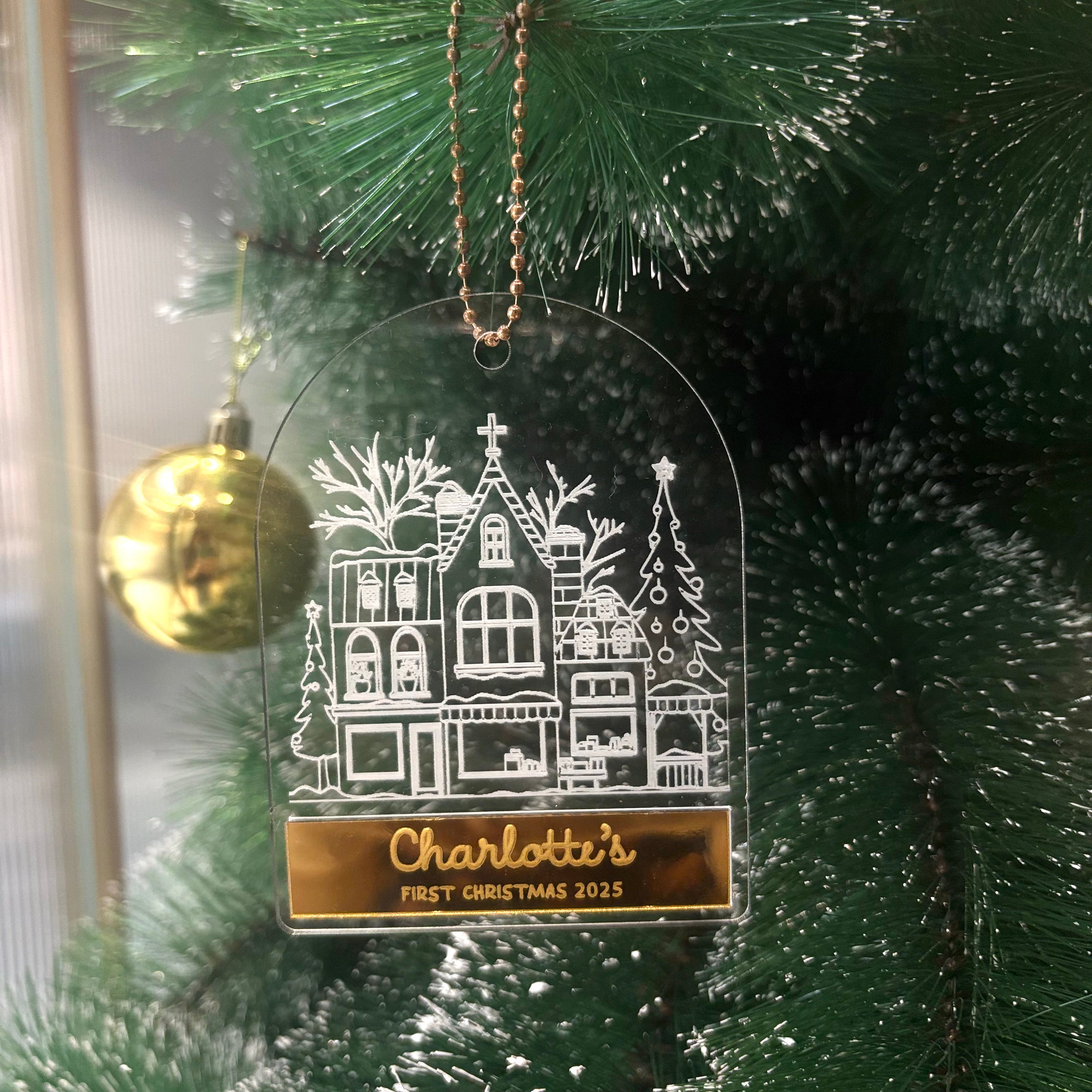 Winter Village Ornament