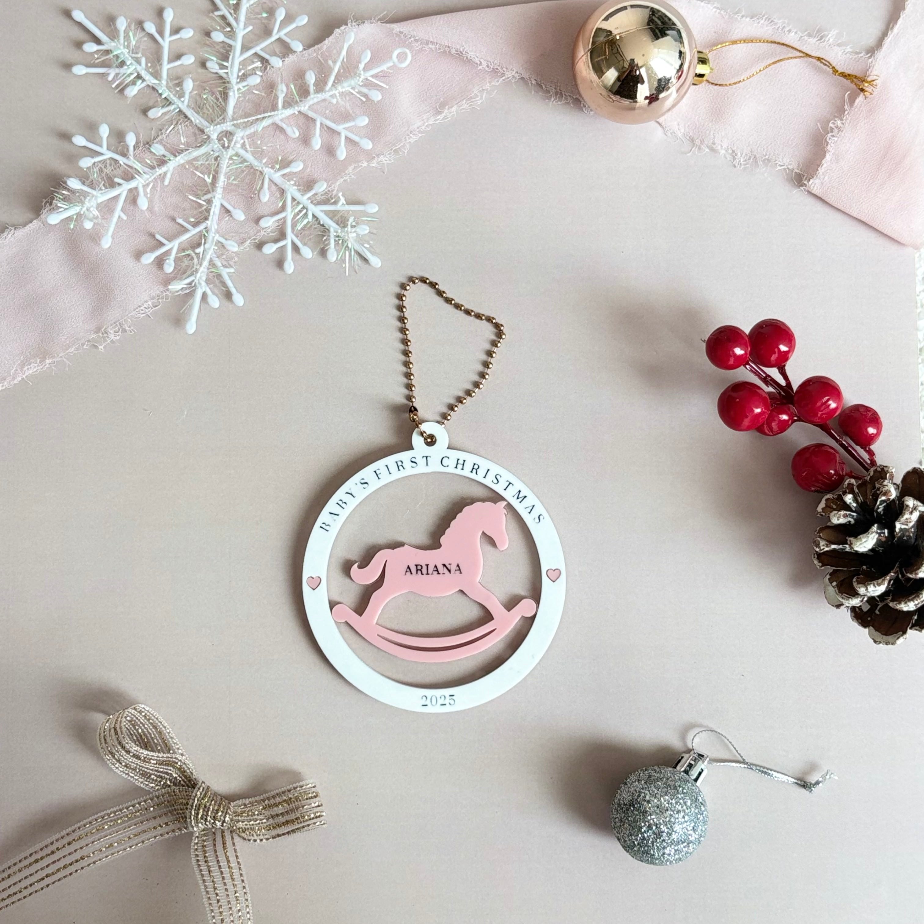 Rocking Horse Christmas Ornament