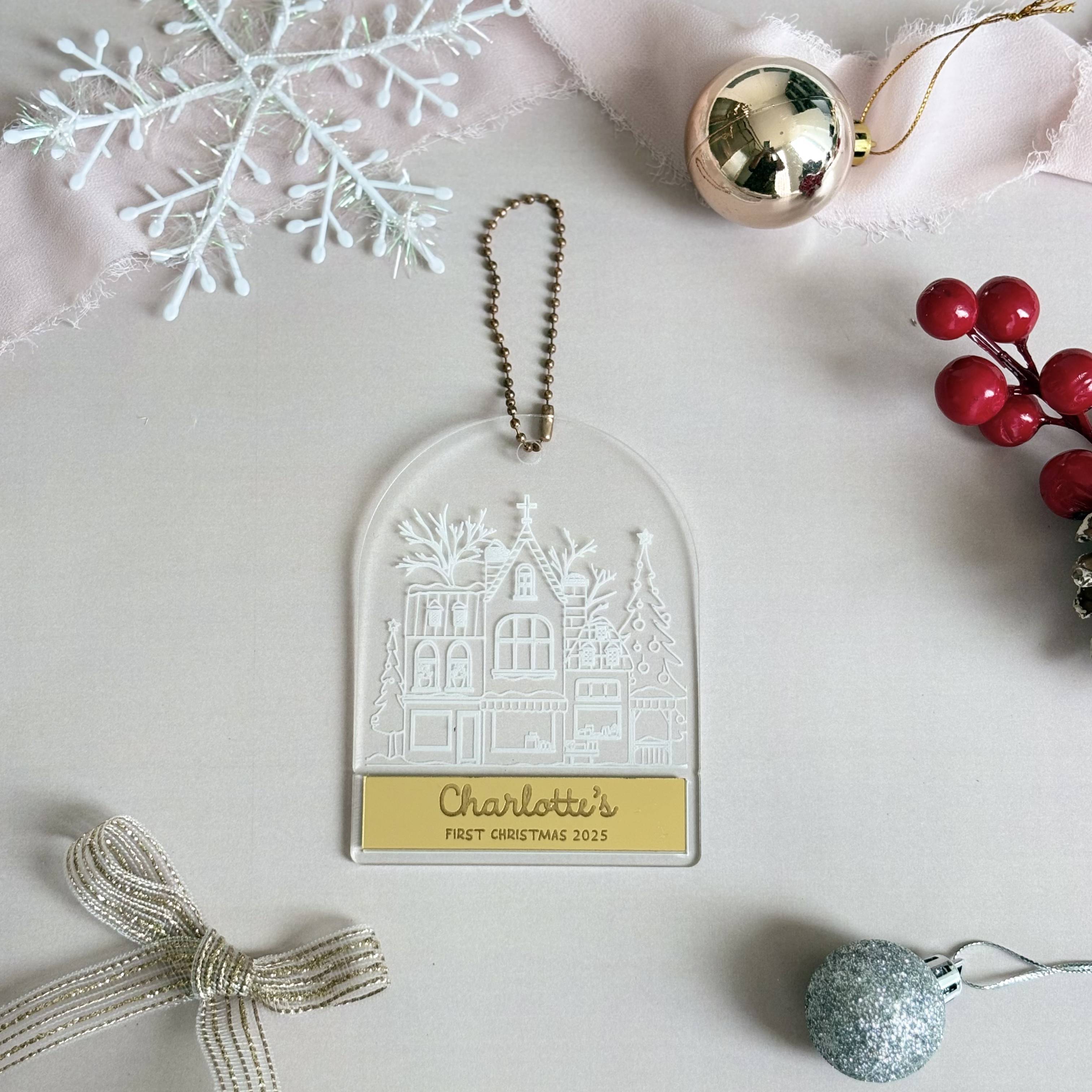 Winter Village Ornament