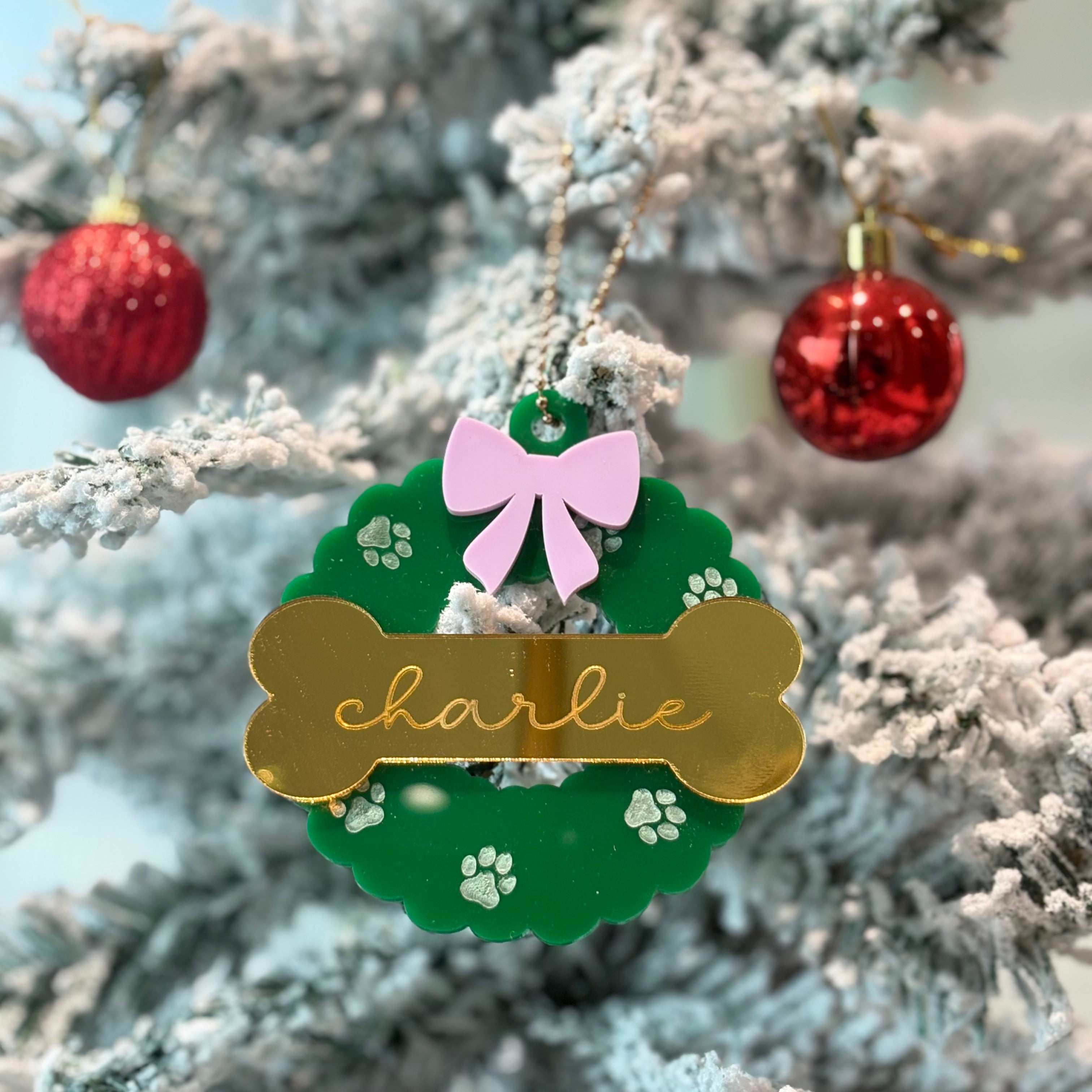 The Bone Wreath Ornament