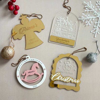 First Christmas Ornament Combo- Set of 4