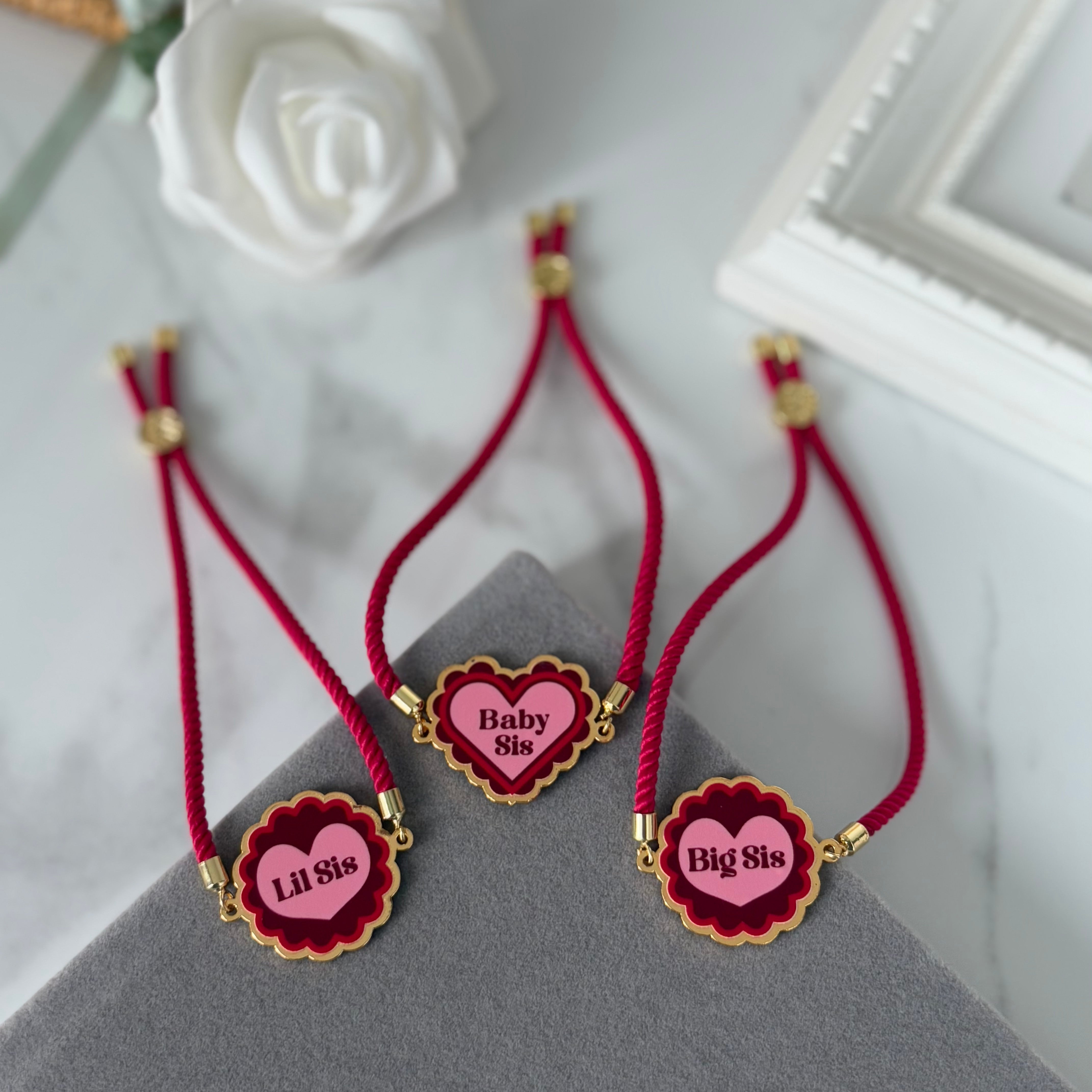 Sister Bracelet Combo- Set Of 3 (Non Personalised)
