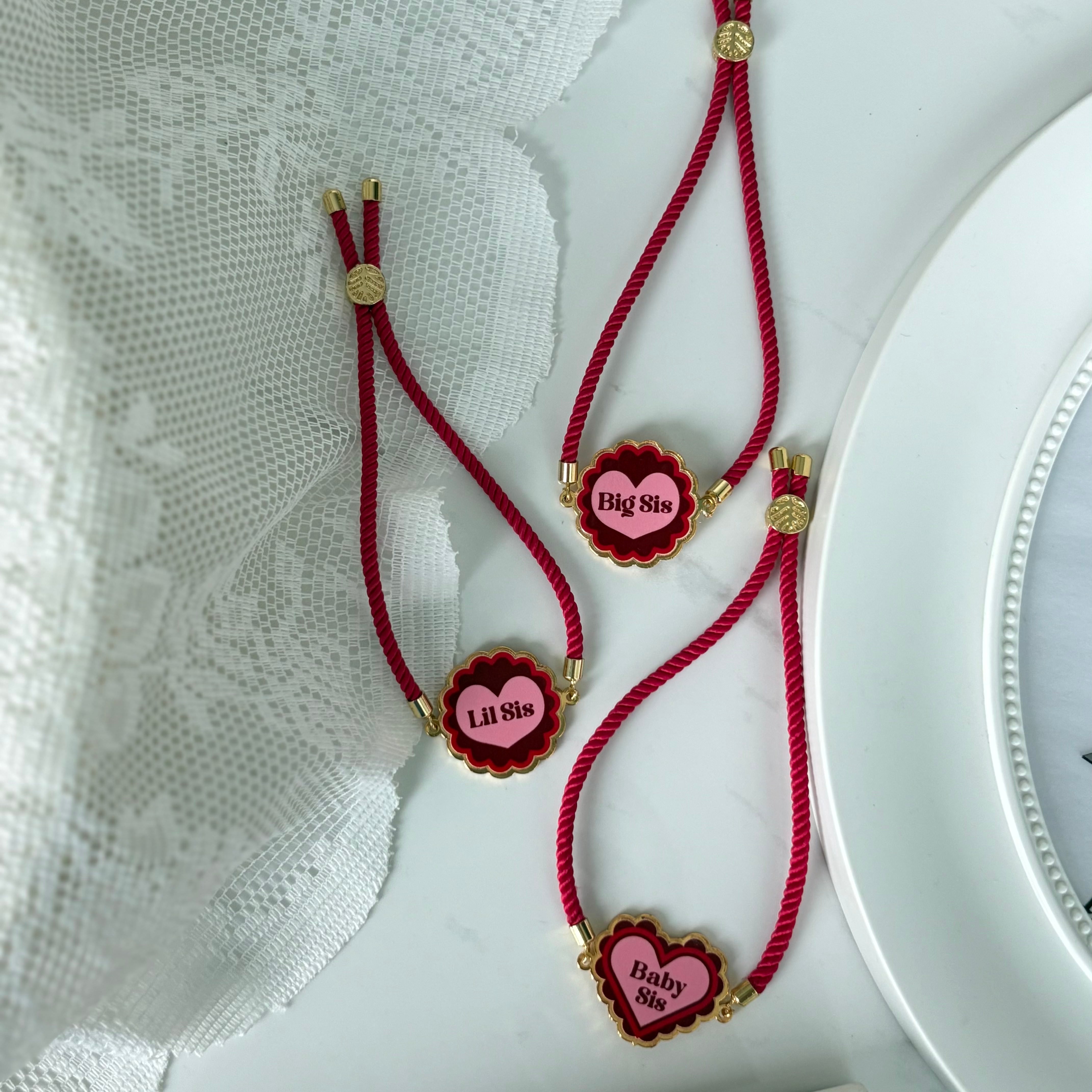 Sister Bracelet Combo- Set Of 3 (Non Personalised)