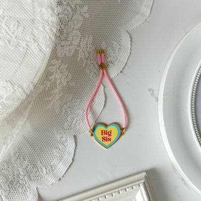 Big Sis (Pastel) Metal Rakhi (Non Personalised)