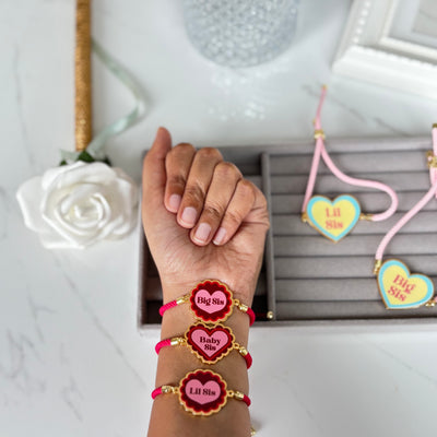 Sister Rakhi Combo- Set Of 3 (Non Personalised)