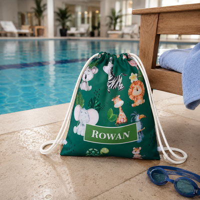 Jungle Friends Swim Bag
