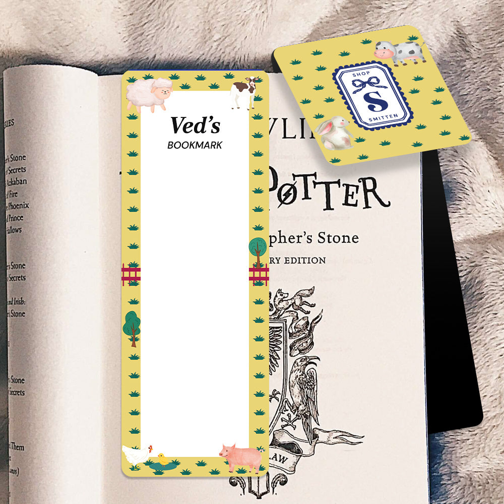 Farm Friends Kids Bookmark