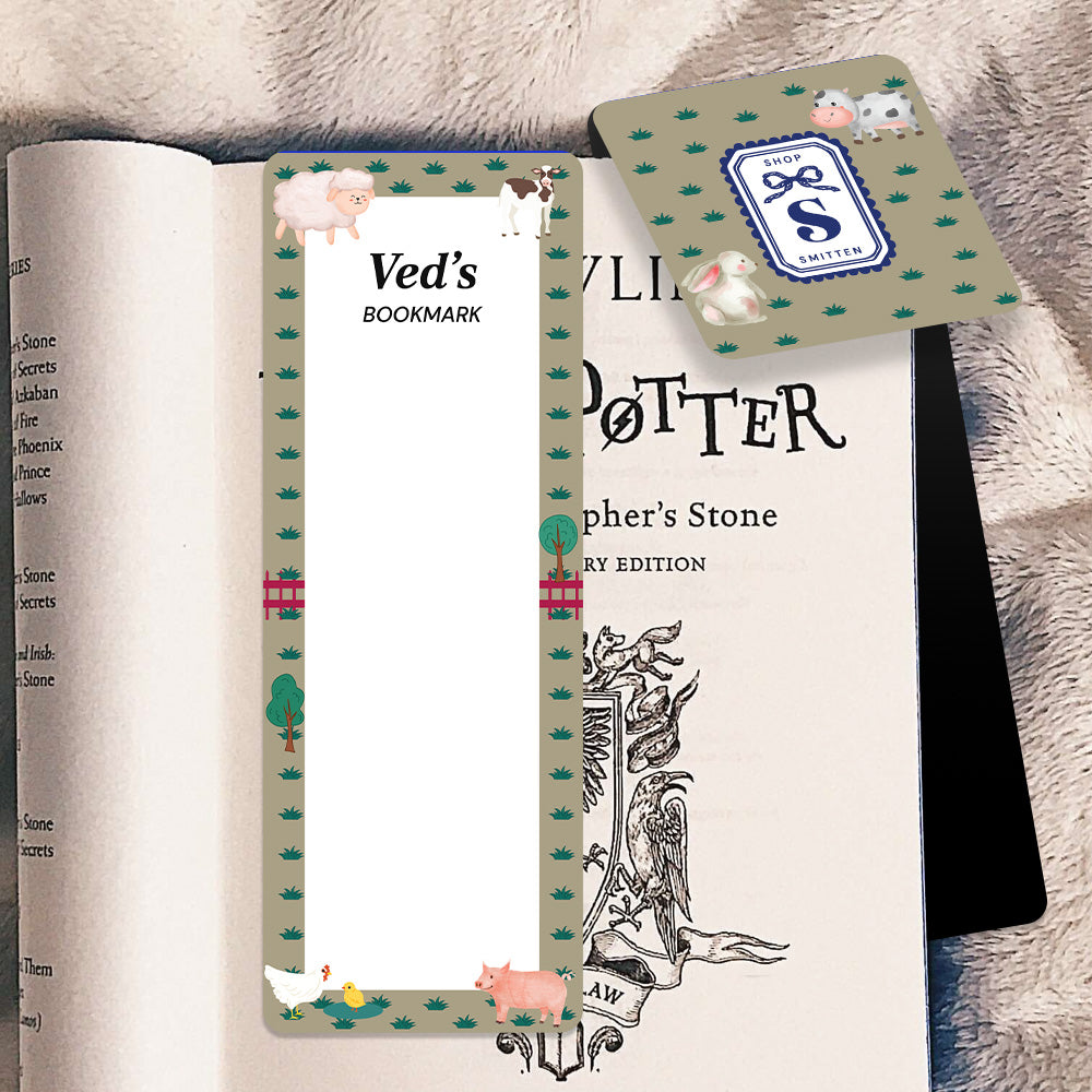 Farm Friends Kids Bookmark