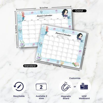 Mermaid Magic Calendar