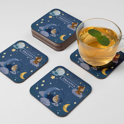 Moonlight Snuggles Coasters
