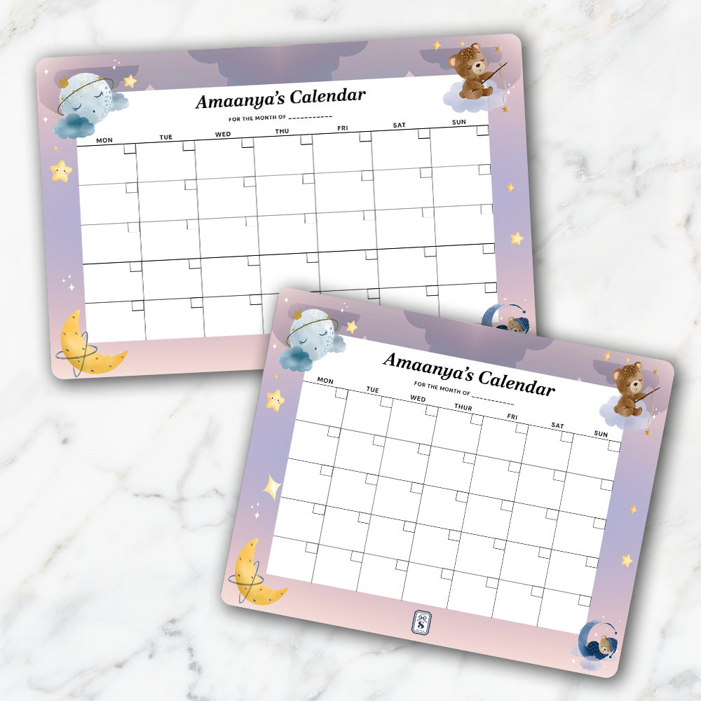 Moonlight Snuggles Kids Calendar