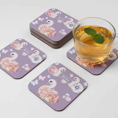 Swan Lake Garden Coasters