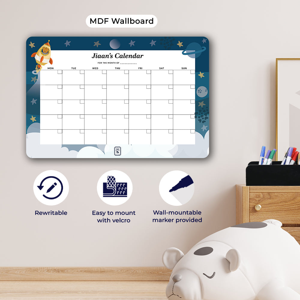 Rocket Bear Kids Calendar