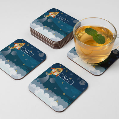 Rocket Bear Coasters
