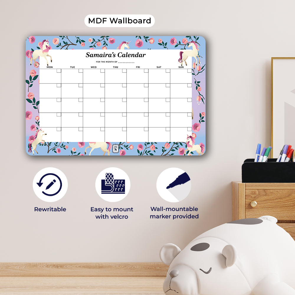 Unicorn Paradise Kids Calendar