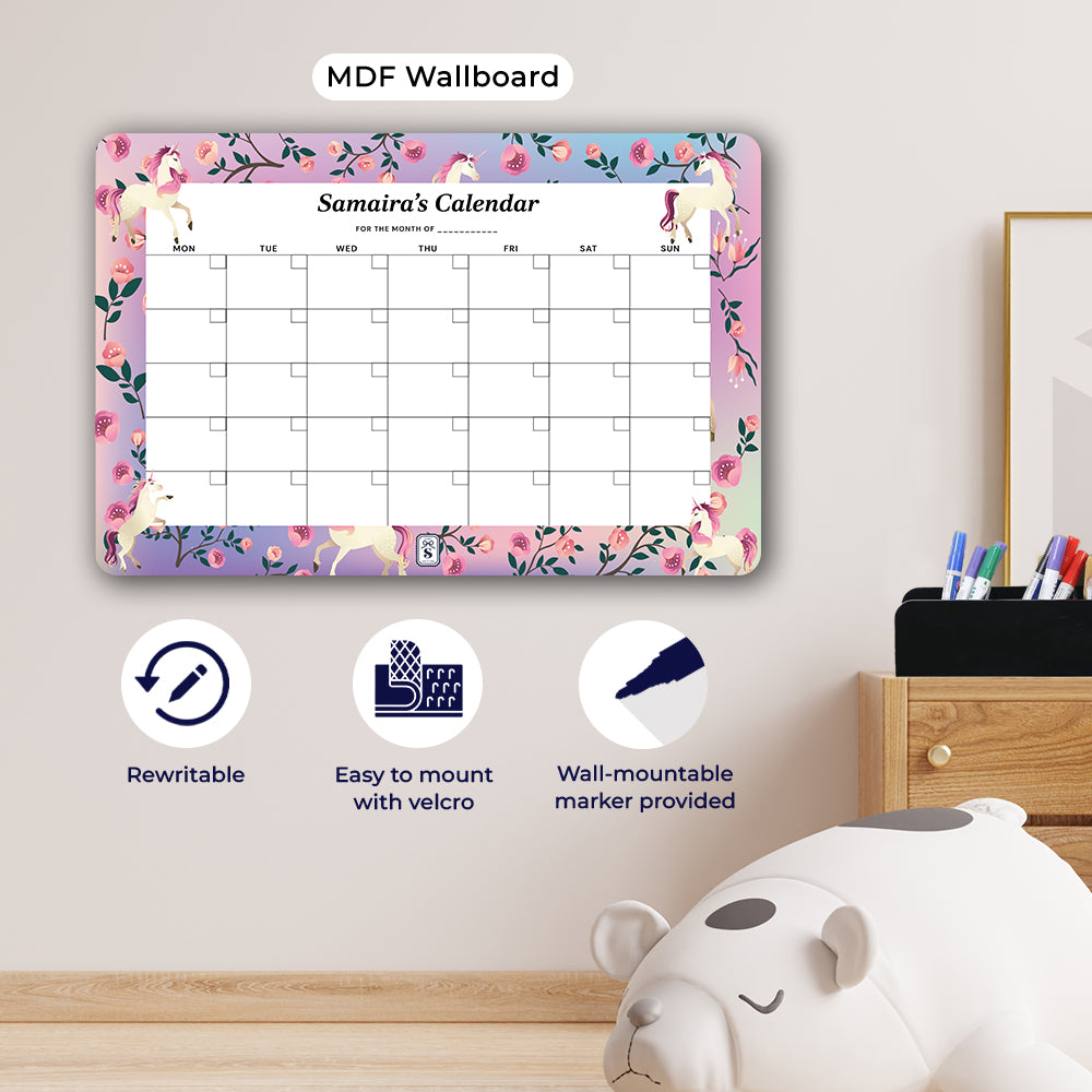 Unicorn Paradise Kids Calendar