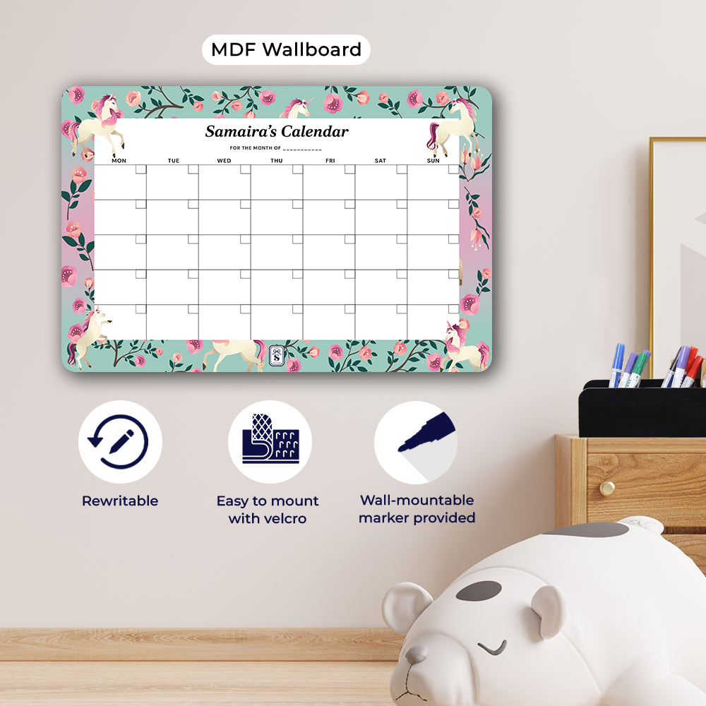 Unicorn Paradise Kids Calendar