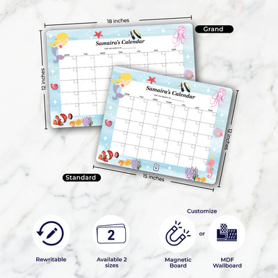 Lil Mermaid Calendar