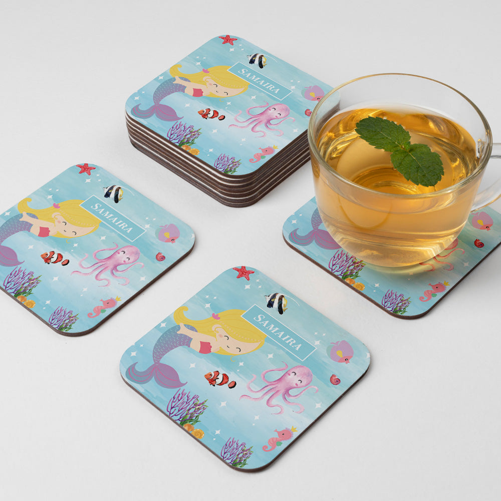 Lil Mermaid Coasters (kids)