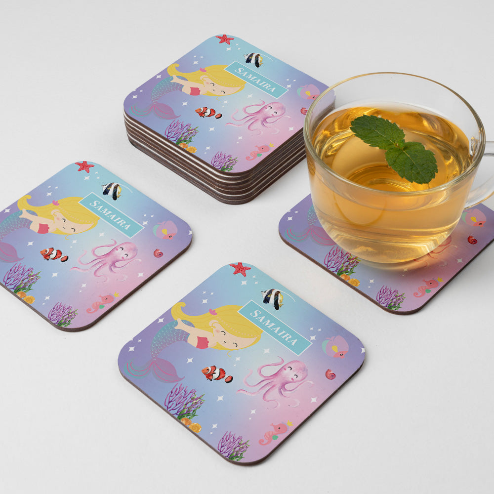 Lil Mermaid Coasters (kids)