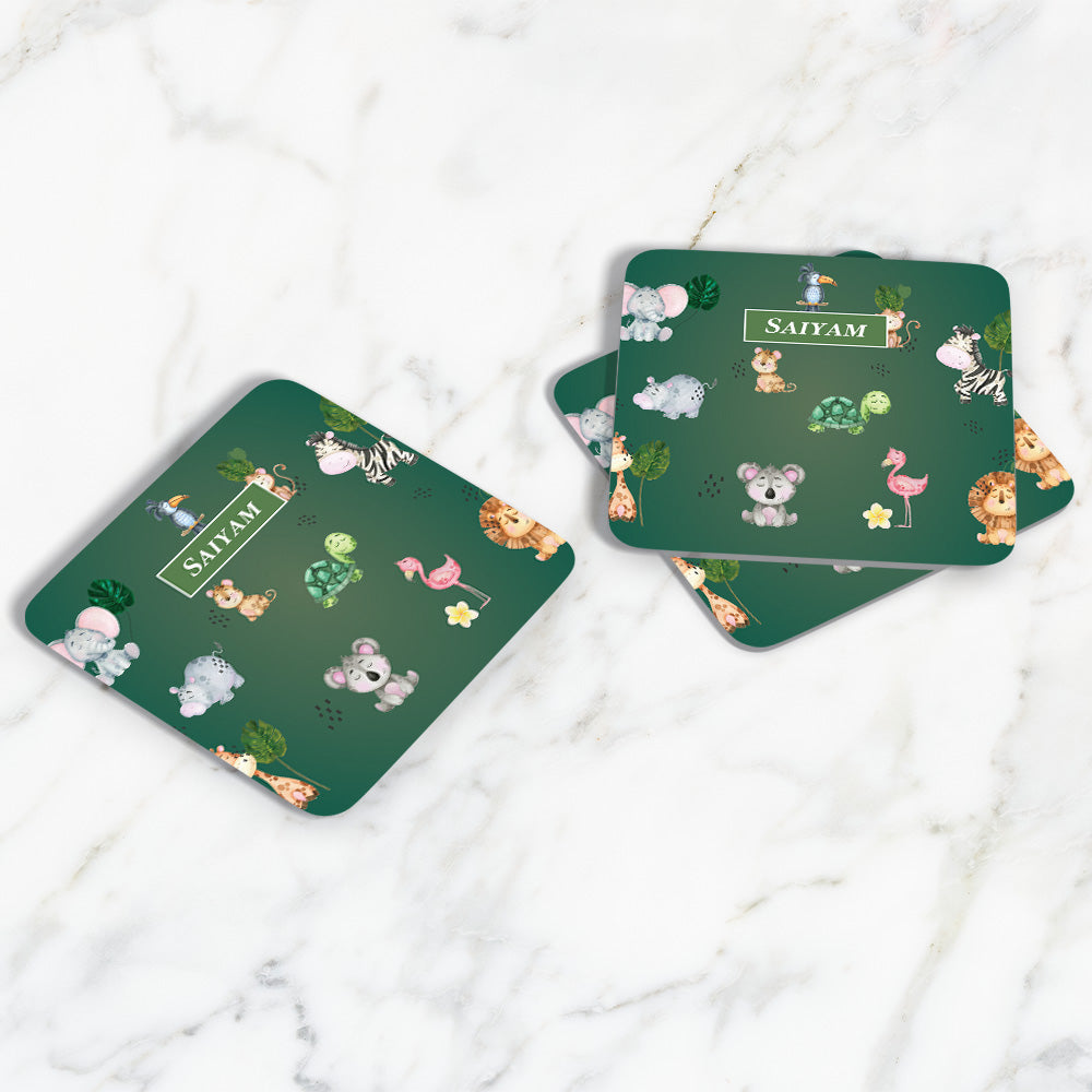 Jungle Friends Coasters (kids)