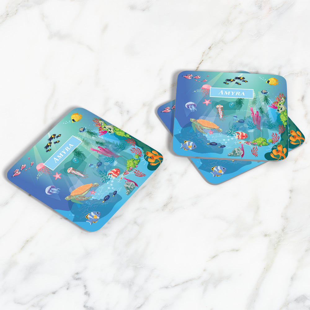 Ocean Bed Coasters (kids)